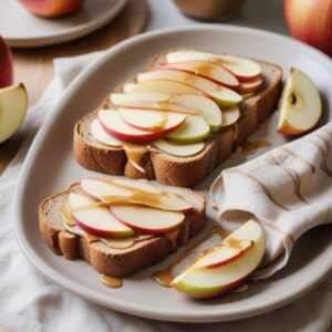 Crunchy Almond Delight Toast - Vegetarian - Easy Daily Kitchen