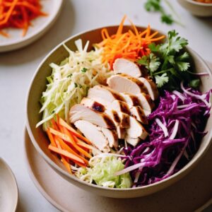Oriental Chicken Crunch Salad - Gluten Free - Easy Daily Kitchen