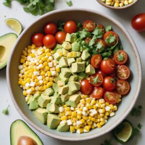 Zesty Avocado & Corn Fresh Delight - Vegetarian - Easy Daily Kitchen