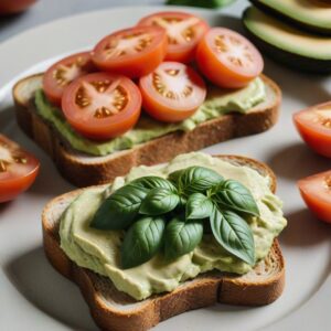 Creamy Avocado Delight with Fresh Tomato - Vegetarian - Easy Daily Kitchen