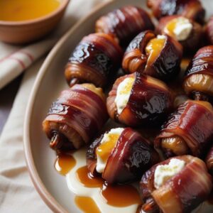 Sweet and Smoky Bacon-Wrapped Dates - Kosher - Easy Daily Kitchen