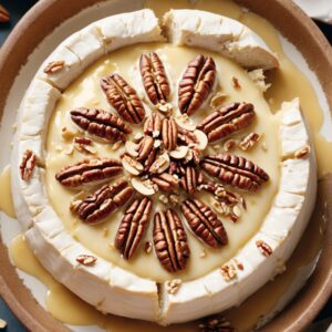 Honey-Glazed Nutty Brie - Vegetarian - Easy Daily Kitchen