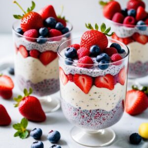 Berry Bliss Chia Pudding - Vegan - Easy Daily Kitchen