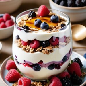 Berry-and-Honey-Yogurt-Parfait-easy-daily-kitchen