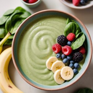 Berry Green Fusion Smoothie - Low Calorie - Easy Daily Kitchen