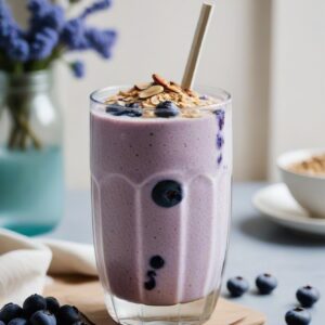 Berry Oat Bliss Smoothie - Vegetarian - Easy Daily Kitchen