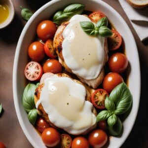 Tuscan Caprese Chicken - High Protein - Easy Daily Kitchen
