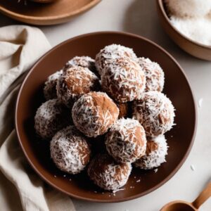 Tropical Bliss Chocolate Coconut Balls - Vegetarian - Easy Daily Kitchen