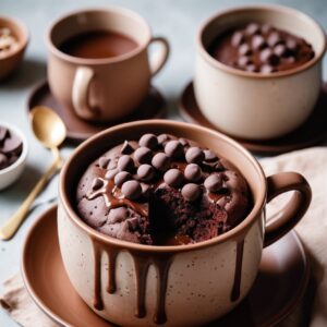 Quick and Decadent Chocolate Mug Cake - Vegetarian - Easy Daily Kitchen