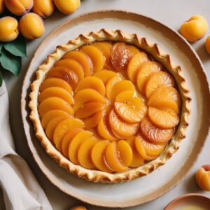 Quick Apricot Delight Tart - Vegetarian - Easy Daily Kitchen