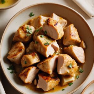 Succulent Garlic Butter Chicken Bites - Gluten Free - Easy Daily Kitchen