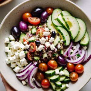 Mediterranean Quinoa Delight - Vegetarian - Easy Daily Kitchen