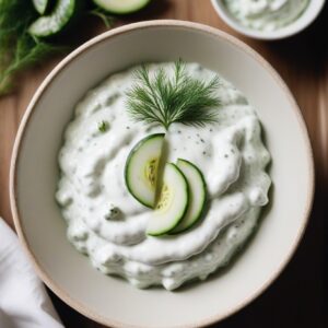 Classic Greek Tzatziki Sauce - Vegetarian - Easy Daily Kitchen