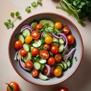Jewish Summer Harvest Salad - Vegan - Easy Daily Kitchen
