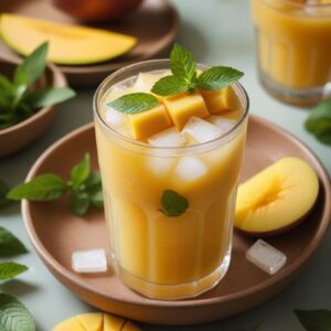 Tropical Mango Mint Refresher - Vegan - Easy Daily Kitchen