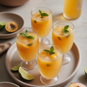 Tropical Mango Passionfruit Spritz - Low Calorie - Easy Daily Kitchen