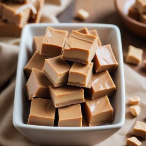 Creamy Peanut Butter Dream Fudge - Vegetarian - Easy Daily Kitchen