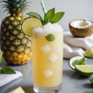 Tropical Breeze Mint Cooler - Low Calorie - Easy Daily Kitchen