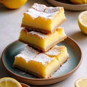 Zesty Lemon Delight Bars - Vegetarian - Easy Daily Kitchen