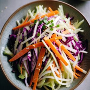 Vibrant Asian Slaw Sensation - Low Calorie - Easy Daily Kitchen