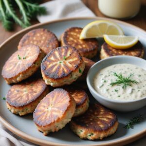 Savory Salmon Cakes with a Citrus Twist - High Protein - Easy Daily Kitchen