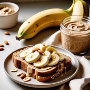 Chilled Banana & Nut Butter Delight - Low Calorie - Easy Daily Kitchen