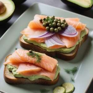 Gourmet Smoked Salmon & Avocado Delight - Low Calorie - Easy Daily Kitchen