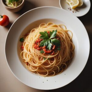 Classic Italian Spaghetti Aglio e Olio - Vegetarian - Easy Daily Kitchen