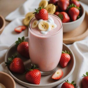 Refreshing Berry Banana Bliss - Low Fat - Easy Daily Kitchen