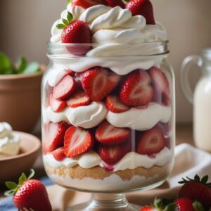 Rustic Strawberry Shortcake Delight - Vegetarian - Easy Daily Kitchen