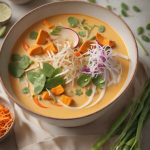 Exotic Thai Coconut Curry Soup - High Protein - Easy Daily Kitchen