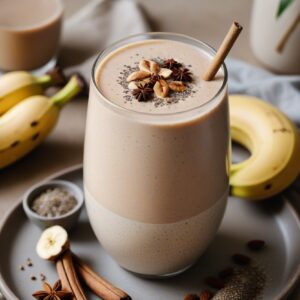 Spiced Vanilla Chai Smoothie Delight - Vegan - Easy Daily Kitchen