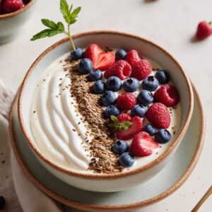 Berry-Boost Vanilla Yogurt Delight - Vegetarian - Easy Daily Kitchen