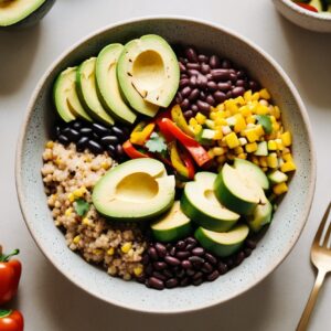 Vibrant Veggie Fiesta Burrito Bowls - Vegan - Easy Daily Kitchen