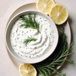 Refreshing Yogurt Dill Dip - Low Fat - Easy Daily Kitchen