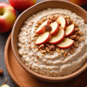 Autumn Bliss Apple Cinnamon Overnight Oats - Vegetarian - Easy Daily Kitchen