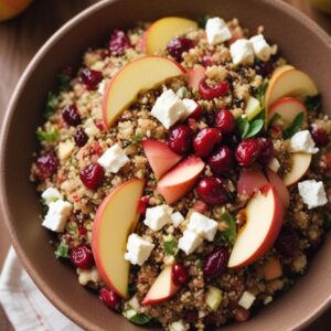 Harvest Quinoa Salad with Honey-Dijon Vinaigrette - Vegetarian - Easy Daily Kitchen