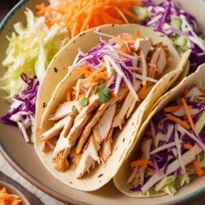 Smoky BBQ Chicken Tacos with Fresh Slaw - Gluten Free - Easy Daily Kitchen