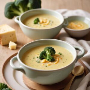 Hearty Broccoli Cheddar Comfort Soup - Vegetarian - Easy Daily Kitchen