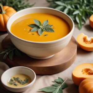 Velvety Butternut Squash & Sage Purée - Vegan - Easy Daily Kitchen