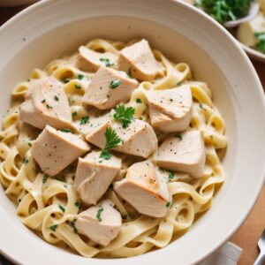 Velvety Garlic-Parmesan Chicken Alfredo - High Protein - Easy Daily Kitchen