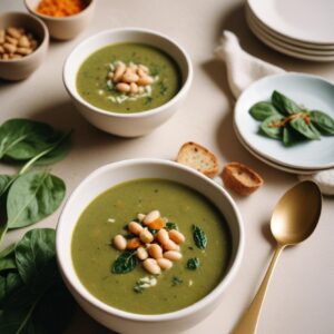 Hearty Spinach & Cannellini Bean Delight - Vegetarian - Easy Daily Kitchen