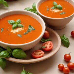 Velvety Tomato Basil Symphony - Vegetarian - Easy Daily Kitchen