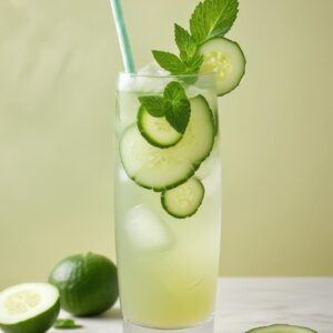 Refreshing Cucumber Mint Cooler - Low Calorie - Easy Daily Kitchen