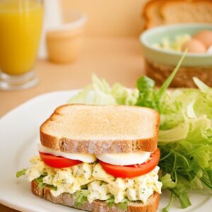 Luscious Egg Salad Delight Sandwich - Vegetarian - Easy Daily Kitchen
