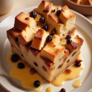 Decadent Quick Bread Pudding Delight - Vegetarian - Easy Daily Kitchen
