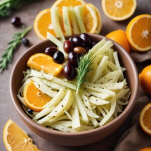 Citrus Infused Mediterranean Fennel Salad - Vegetarian - Easy Daily Kitchen