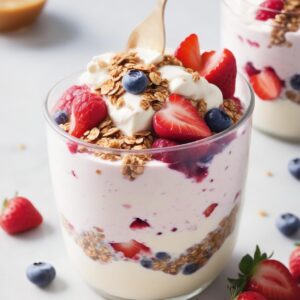 Berry Bliss Greek Yogurt Parfait - Vegetarian - Easy Daily Kitchen