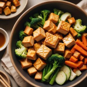 Sweet Zing Honey Garlic Tofu Stir-Fry - Vegan - Easy Daily Kitchen