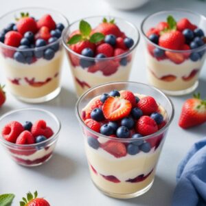 Berry Bliss Quick Pudding Cups - Vegetarian - Easy Daily Kitchen